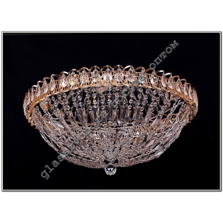 Lamp Crystal Dome-2 "dia.450 mm with a mirror 