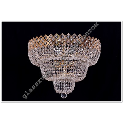 Lamp Crystal Falls CROWN №2 with a mirror
