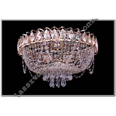 Crystal Katerina lamp 5 lamps with mirror AZUR