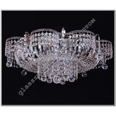 Chandelier Crystal 6 lamps Ball with mirror 